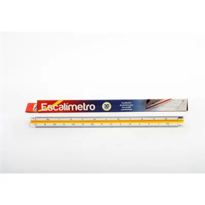 Escalímetro plástico 30 cm