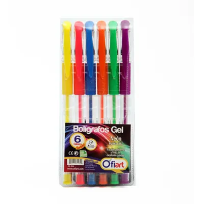Bolígrafo Gel Neon