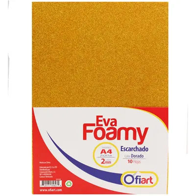 Foamy Escarchado Dorado