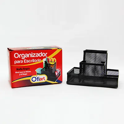 Organizador de escritorio en malla