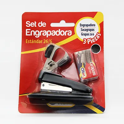 Blister de Mini engrapadora con grapas