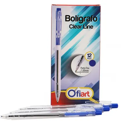 Bolígrafo Clear Line Azul