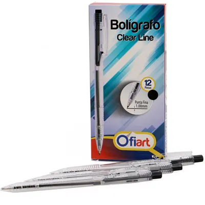 Bolígrafo Clear Line Negro