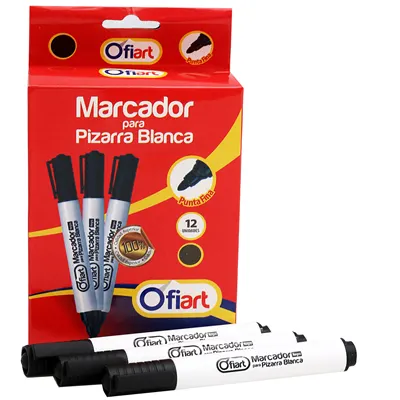Marcador de Pizarra Negro