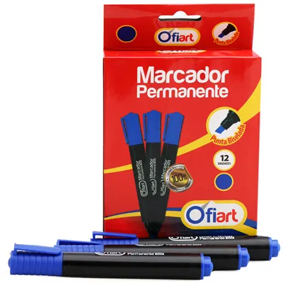 Marcador Permanente Azul