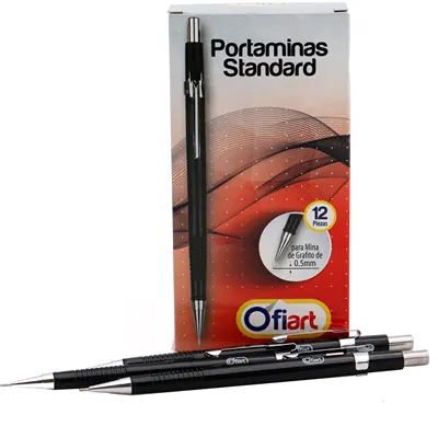 Portamina plástico grafito 0,5 mm