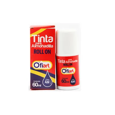 Tinta roll on 60ml para almohadilla