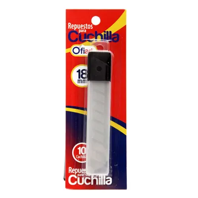 Repuestos de cuchillas 18 mm