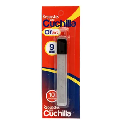 Repuestos de cuchillas 9 mm